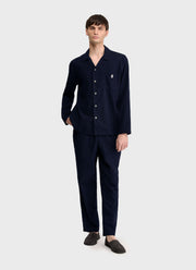 Men's Sunspel x the Shepherd UNDERCOVER Pyjama Trouser in Navy