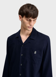 Men's Sunspel x the Shepherd UNDERCOVER Pyjama Trouser in Navy