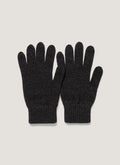 Cashmere Gloves in Charcoal Melange