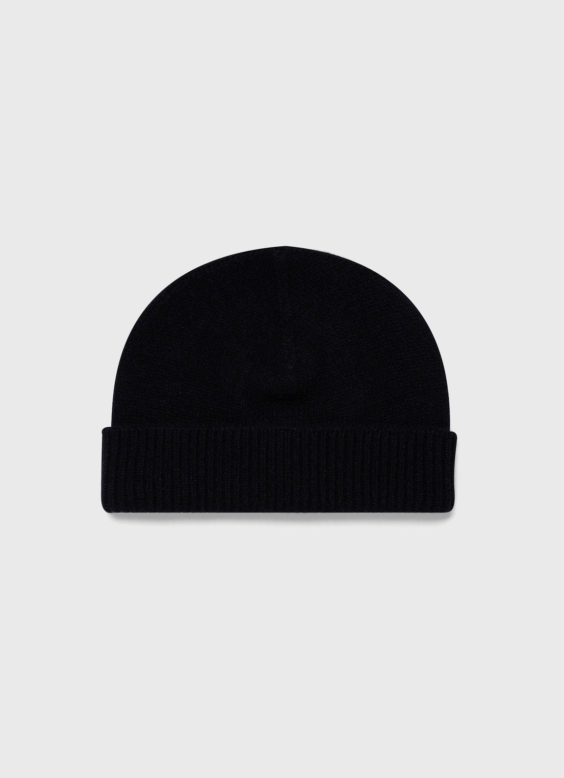 Scottish Lambswool Hat in Dark Navy Mouline