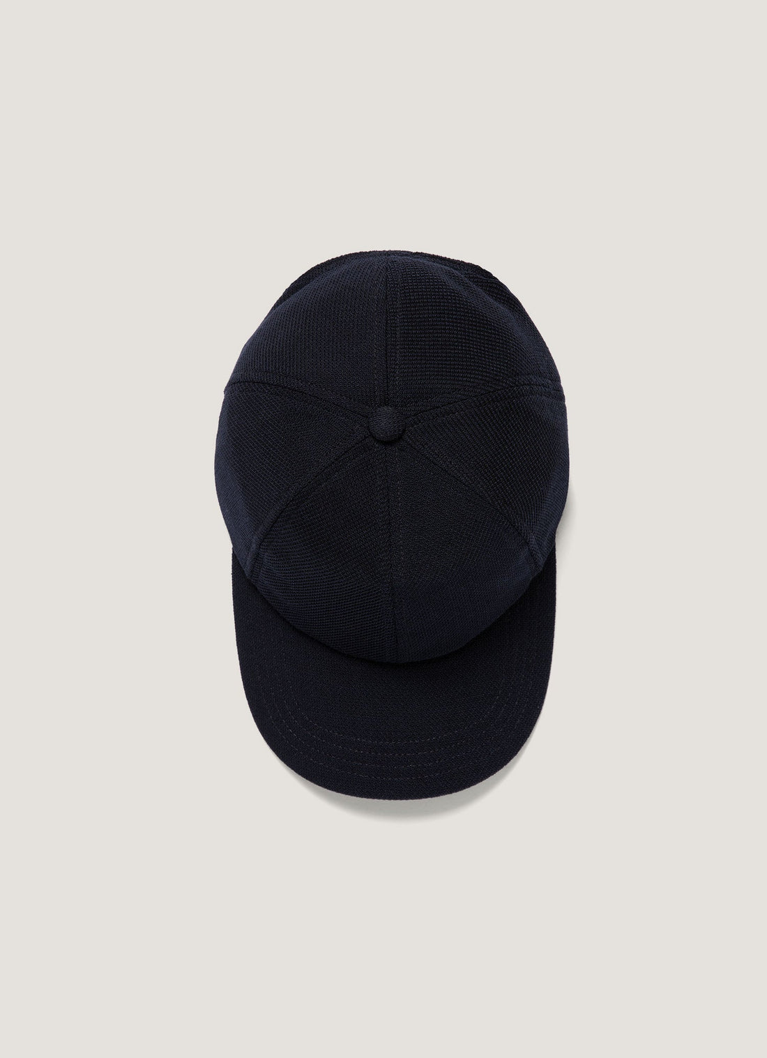 Men's Textured Wool Cap in Navy