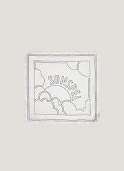 Silk Pocket Square in Ecru