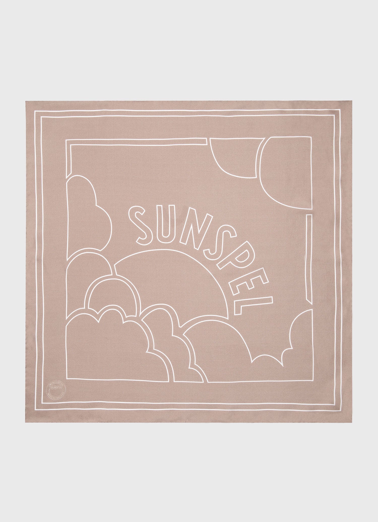スカーフ BEIGE SCARVES SALE】GMSC（ジーエムエスシー）シルクツイルゼブラスカーフ G