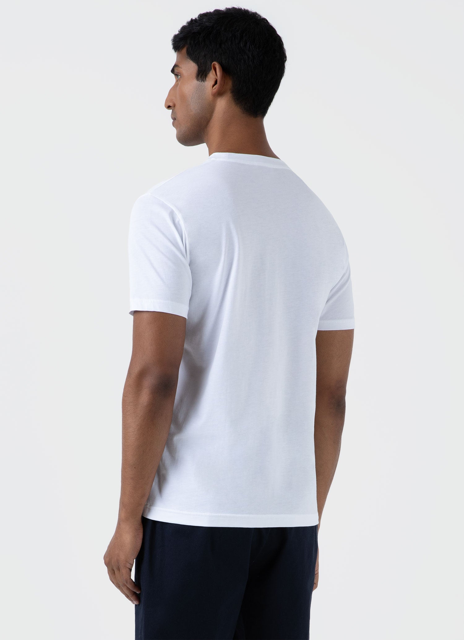 Men's Fern Print T-shirt in White
