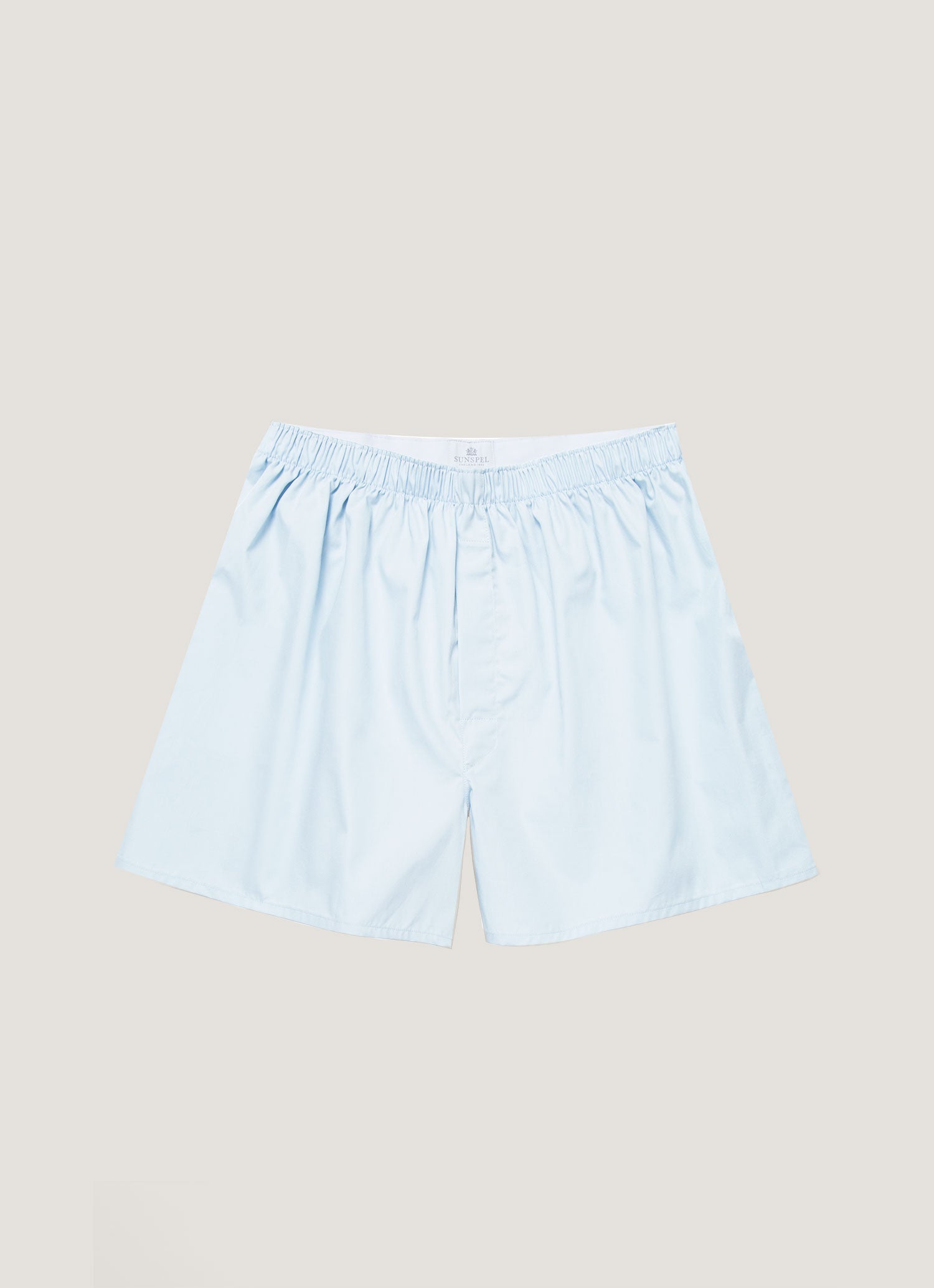 Men's Classic Boxer Shorts in Plain Blue
