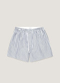 Men's Classic Boxer Short in White/Navy Stripe