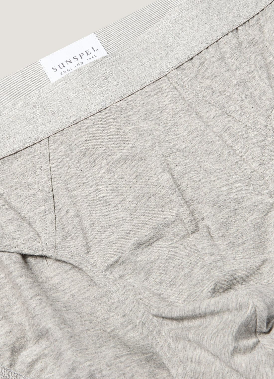 Men's Stretch Cotton Briefs in Grey Melange