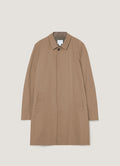Men's Showerproof Cotton Mac in Dark Stone