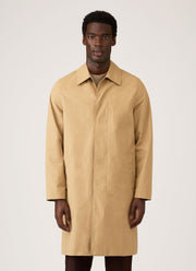 Men's Ventile Mac in Dark Beige