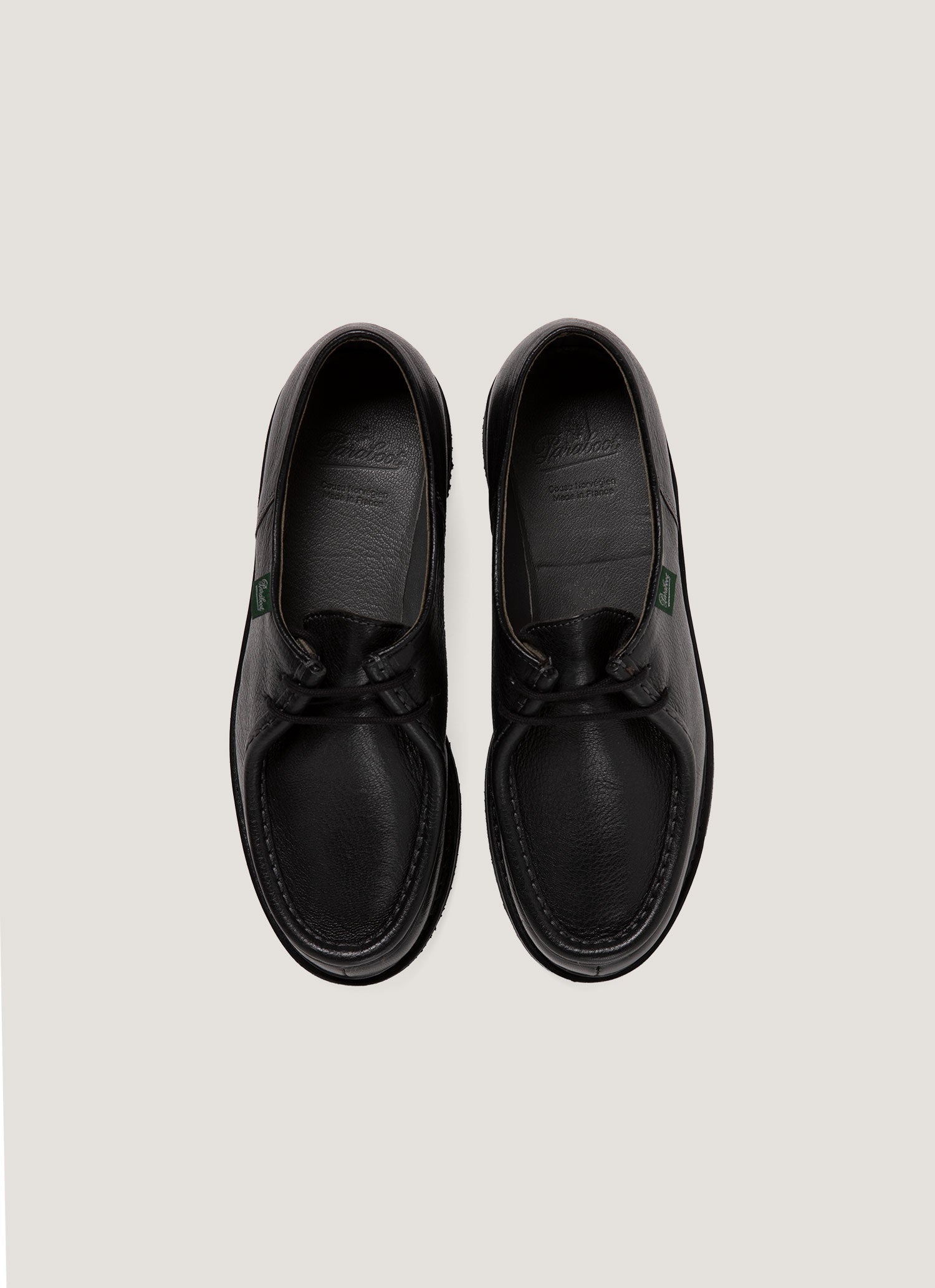 Paraboot Grained Leather Michael in Black