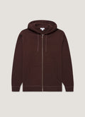 Men's Loopback Zip Hoodie in Truffle
