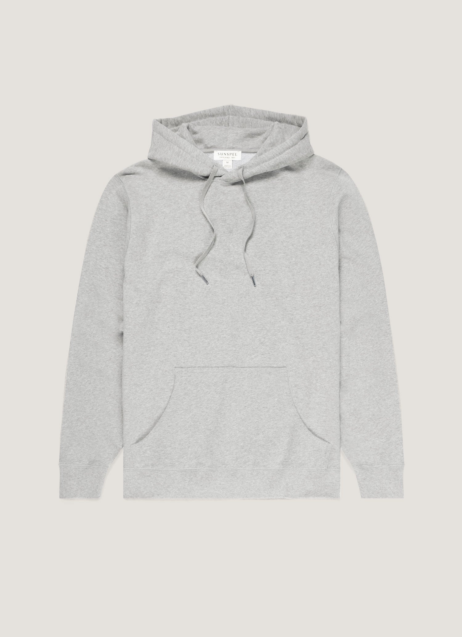 ループバックパーカー （Grey Melange）| Sunspel