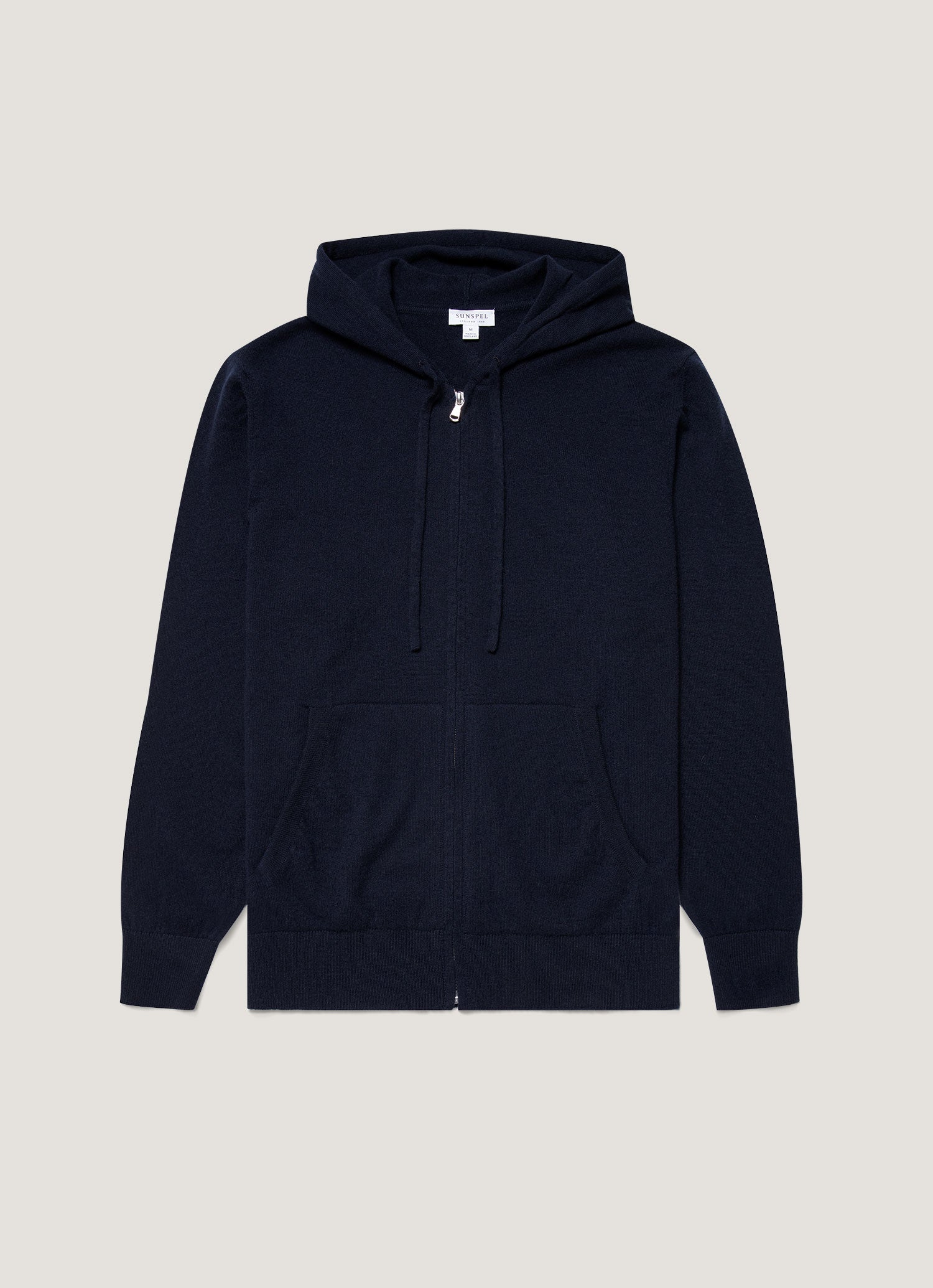 カシミヤ パーカー（Navy） | Sunspel