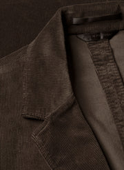 Men's Corduroy Blazer in Coffee