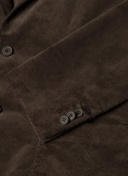 Men's Corduroy Blazer in Coffee