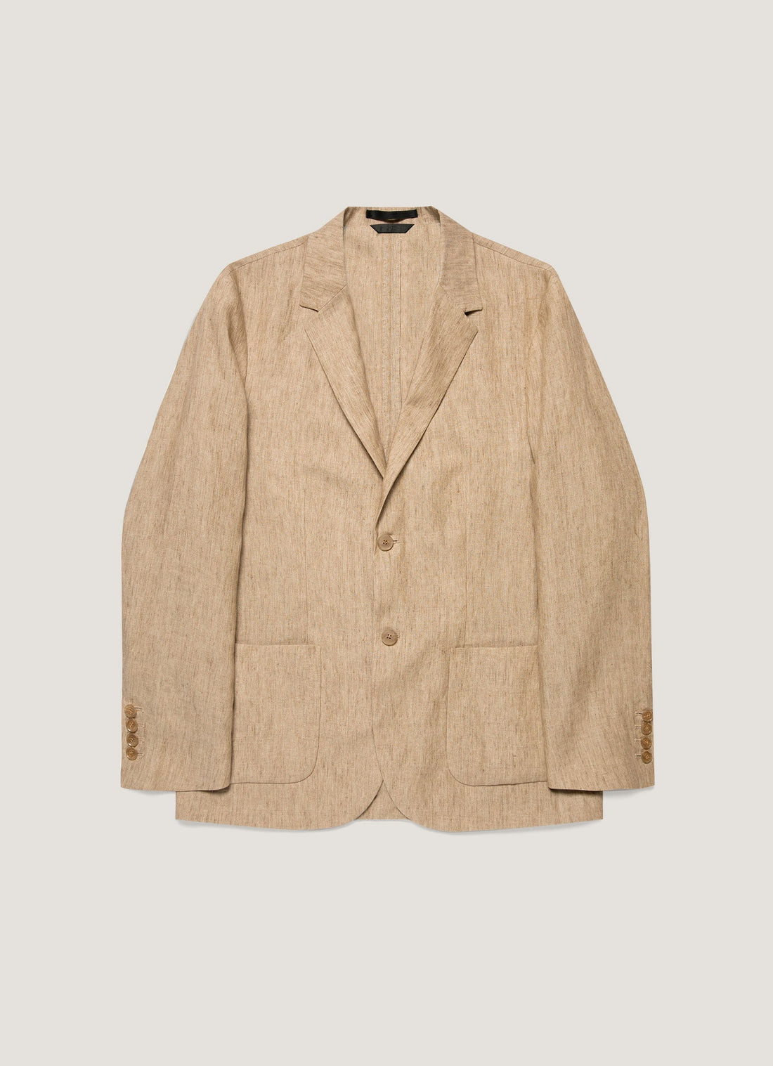 Men's Linen Two-Piece Suit in Dune Melange