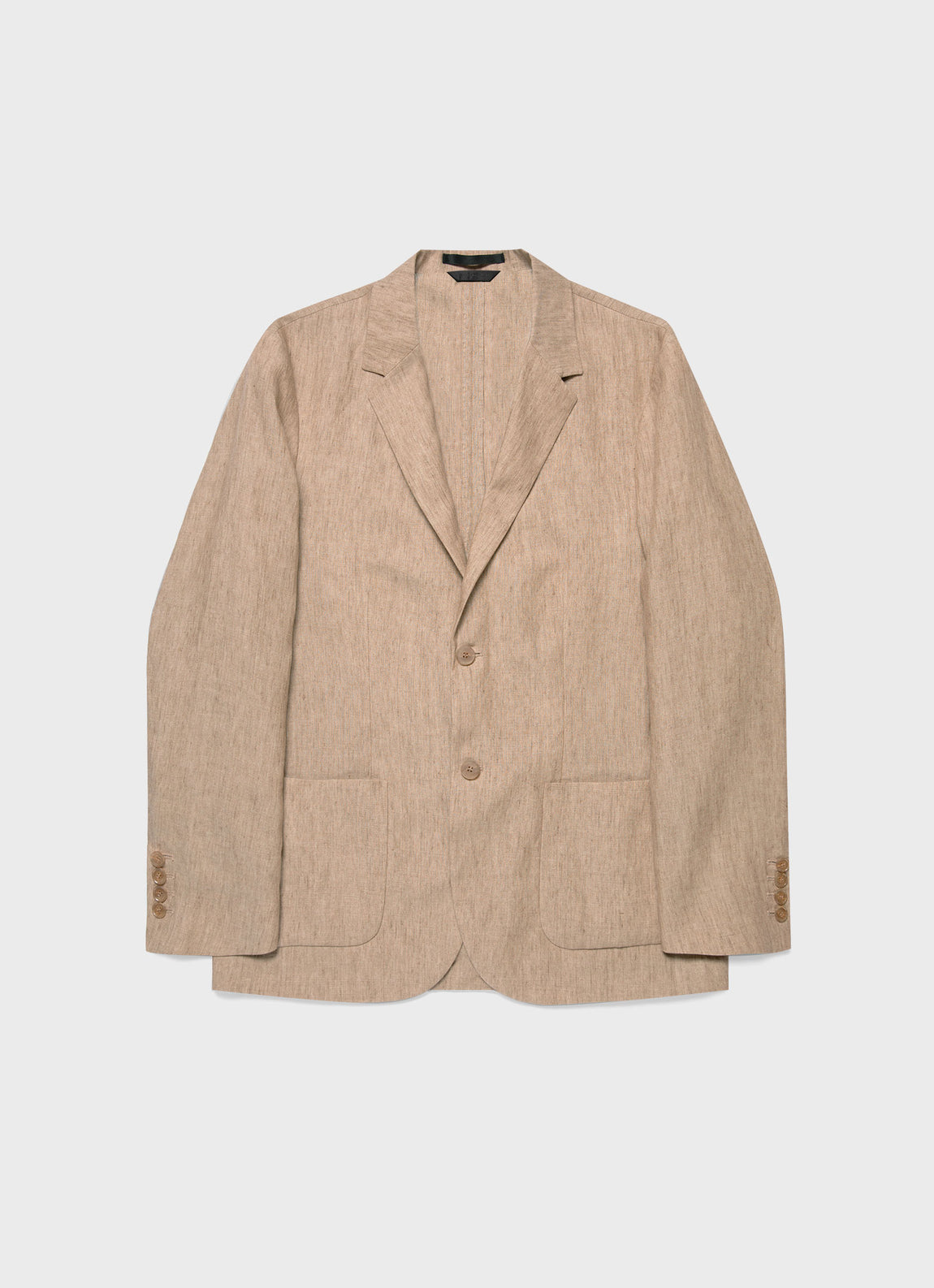 Men's Linen Two-Piece Suit in Dune Melange