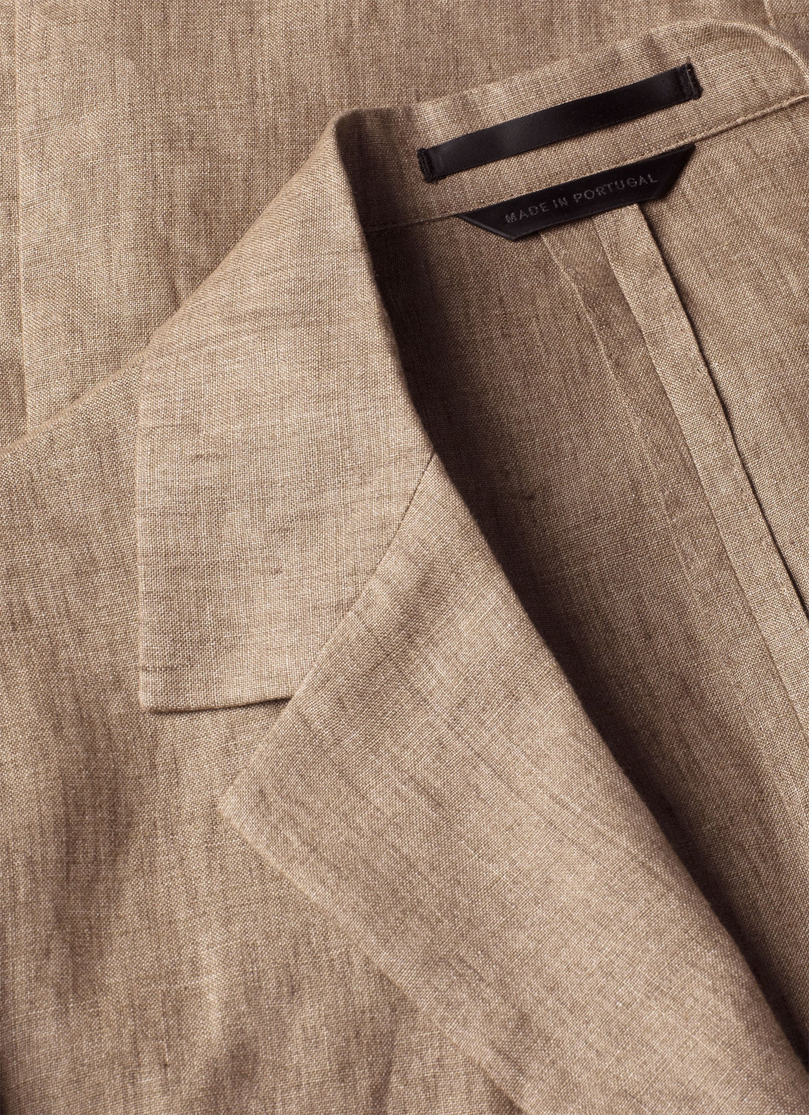 Men's Linen Two-Piece Suit in Dune Melange