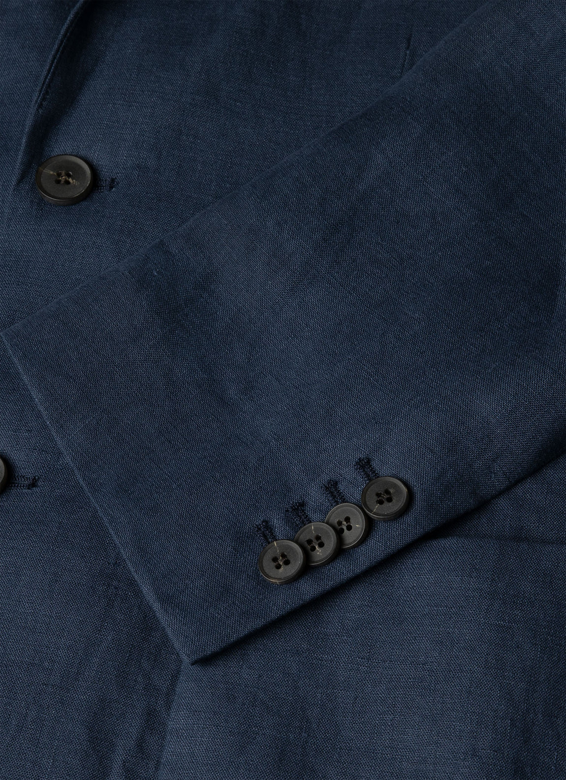 Men's Linen Two-Piece Suit in Light Navy