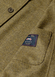 Men's Wool Twin Pocket Jacket in Sea Moss