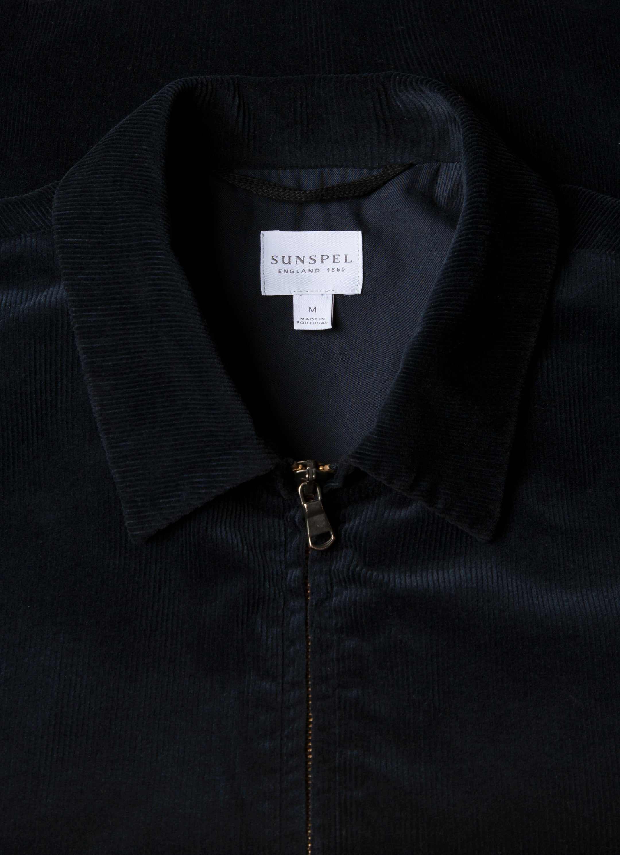 Men's Corduroy Harrington Jacket in Navy