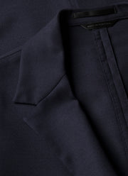 Men's Lightweight Travel Wool Blazer in Navy