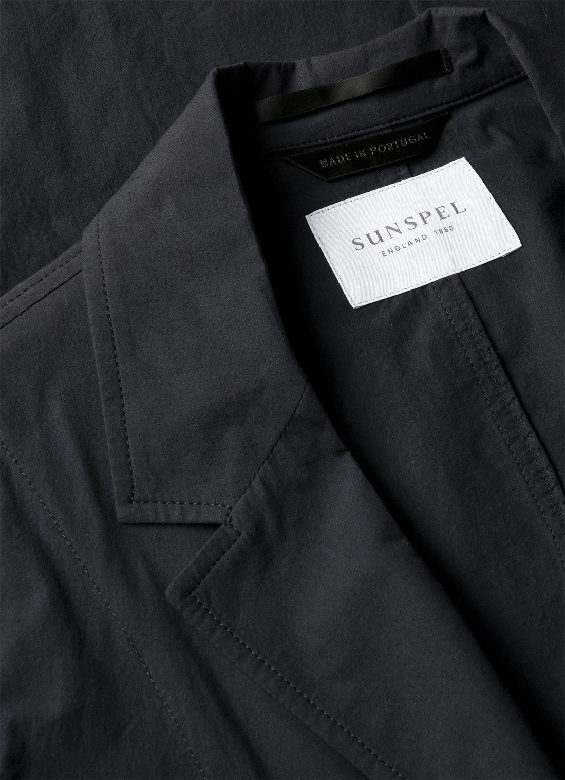 Men's Lightweight Cotton Poplin Jacket in Navy