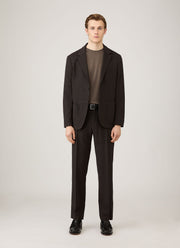 Men's Sea Island Cashmere Crew Neck Jumper in Bark