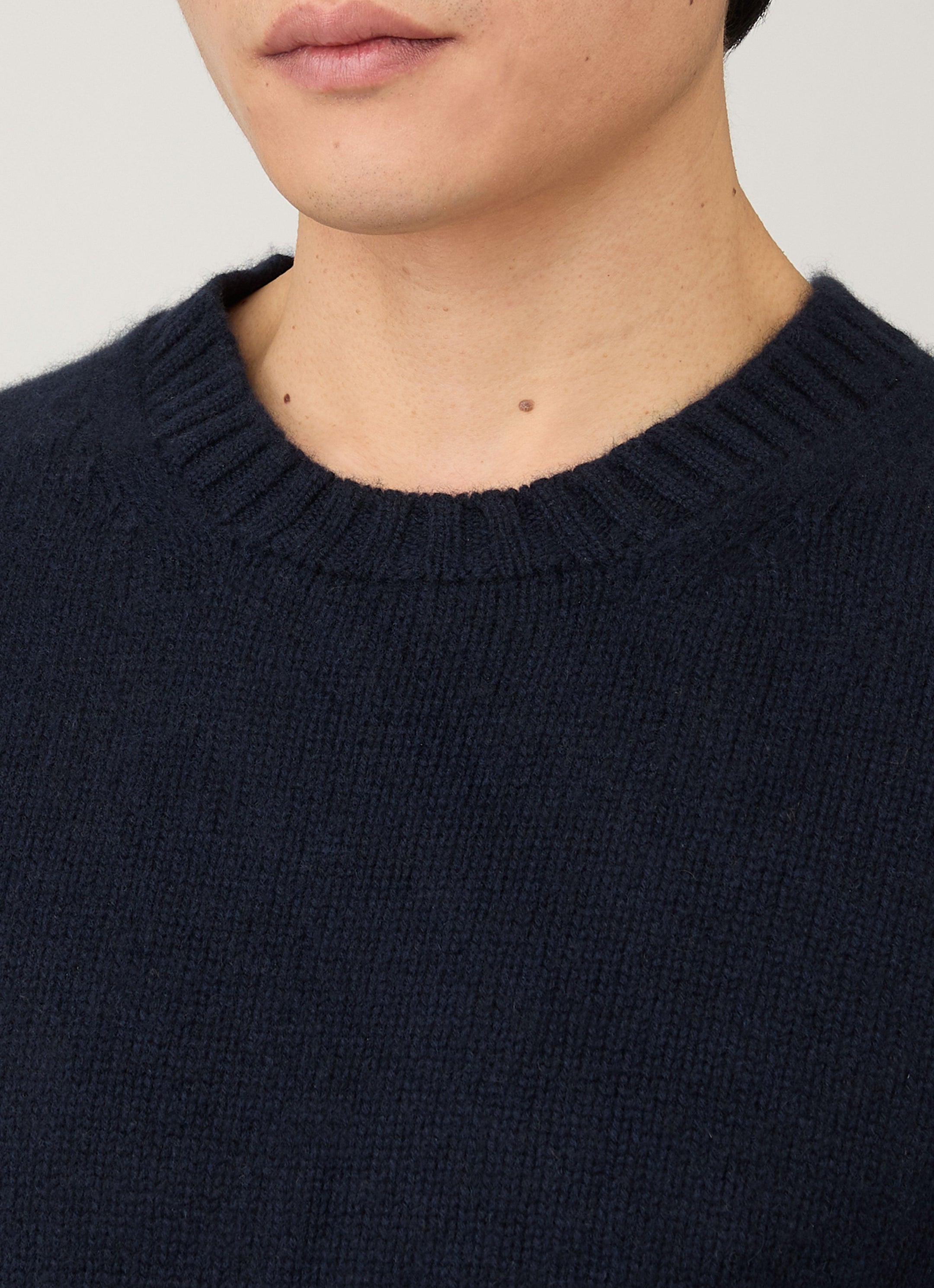 Men's Roxburgh Cashmere Jumper in Navy