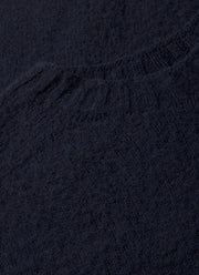 Men's Shetland Crew Neck Jumper in Navy