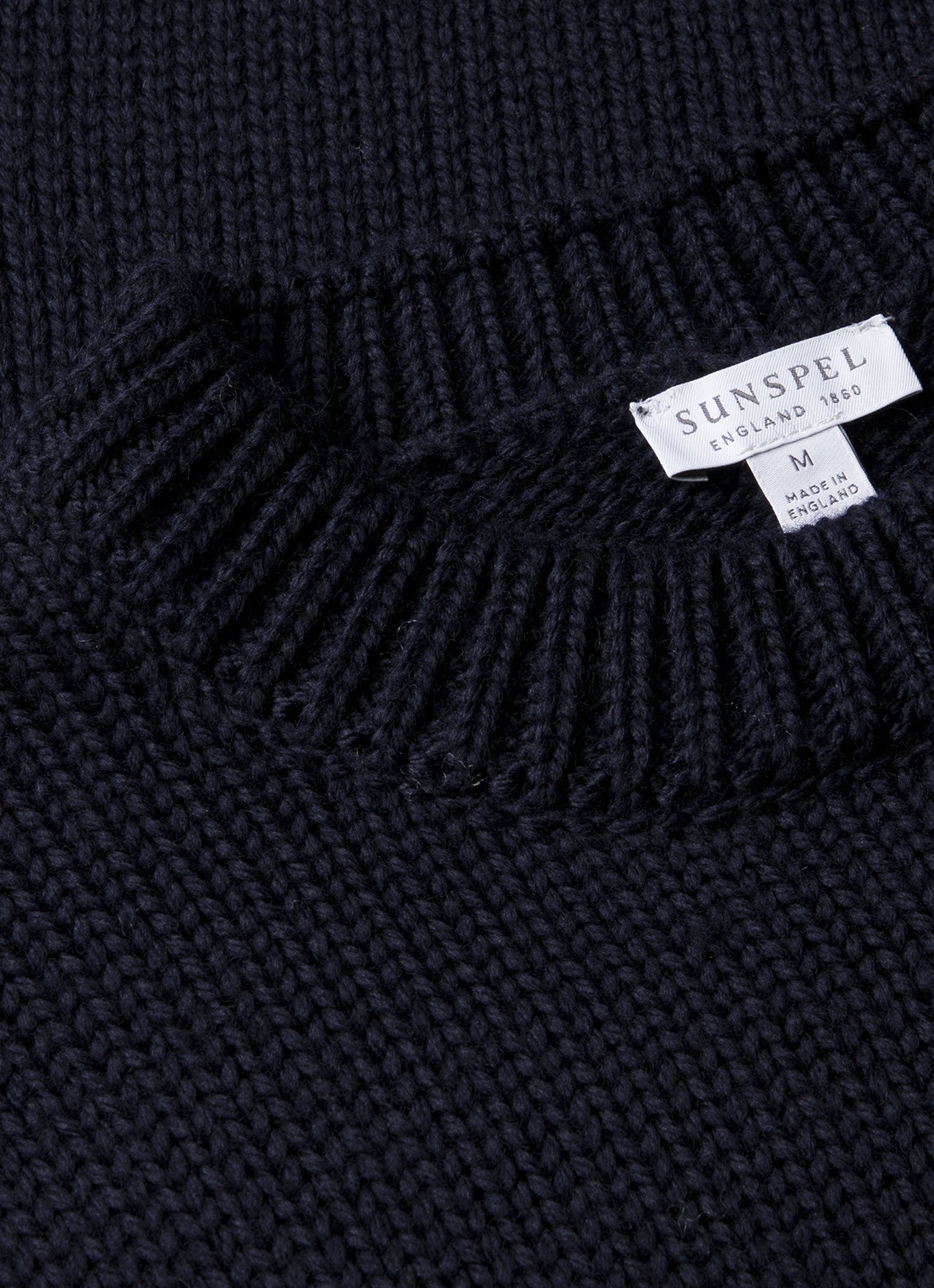 Men's Fisherman Jumper in Navy