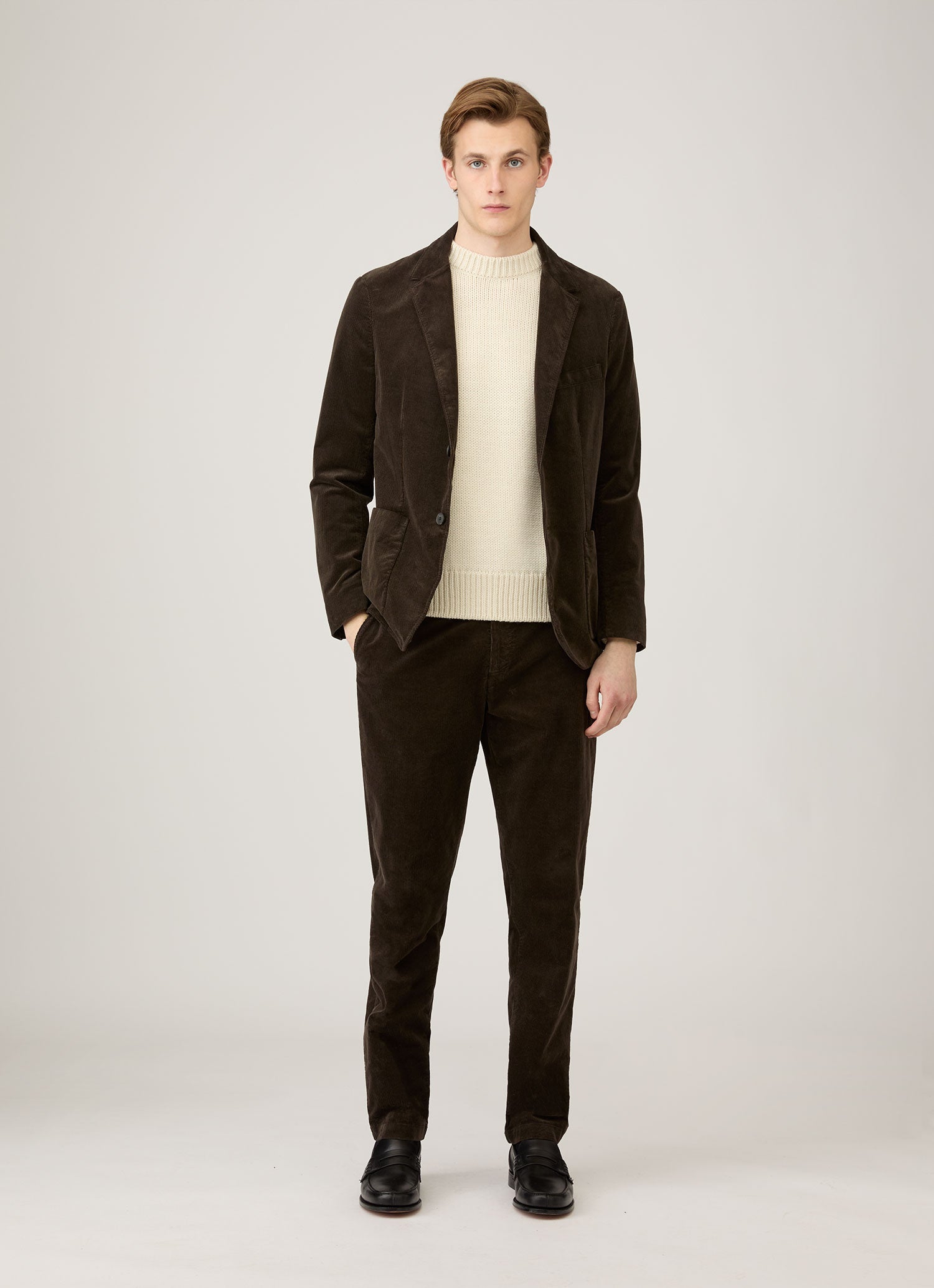 Men's Fisherman Jumper in Ecru