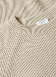 Men's Ribbed Jumper in Mink