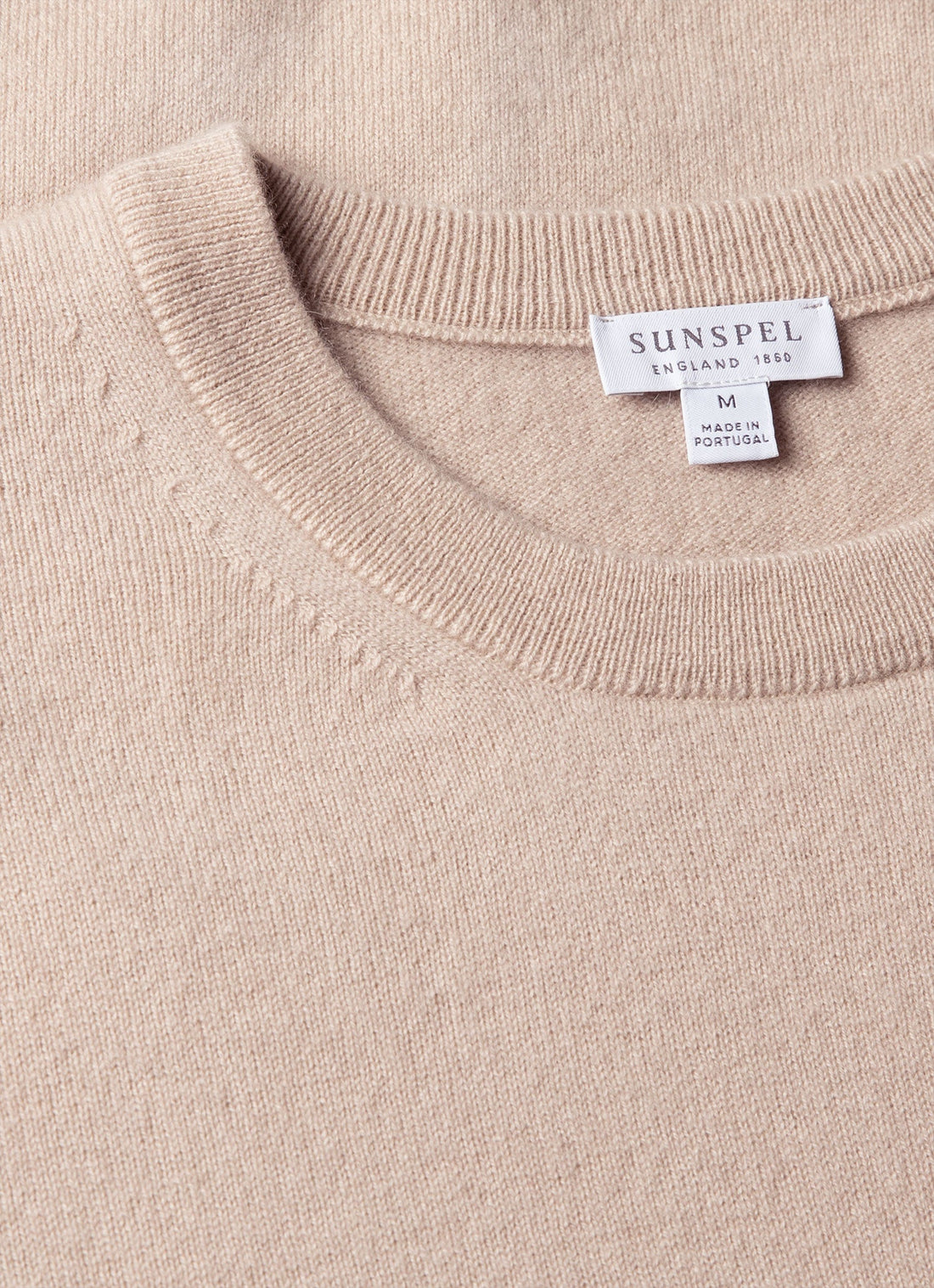 Men's Cashmere Crew Neck Jumper in Swansdown