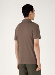 Men's Riviera Polo Shirt in Walnut