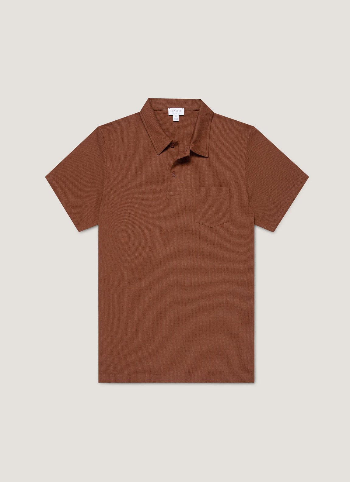 Men's Riviera Polo Shirt in Conker Brown