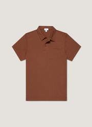 Men's Riviera Polo Shirt in Conker Brown