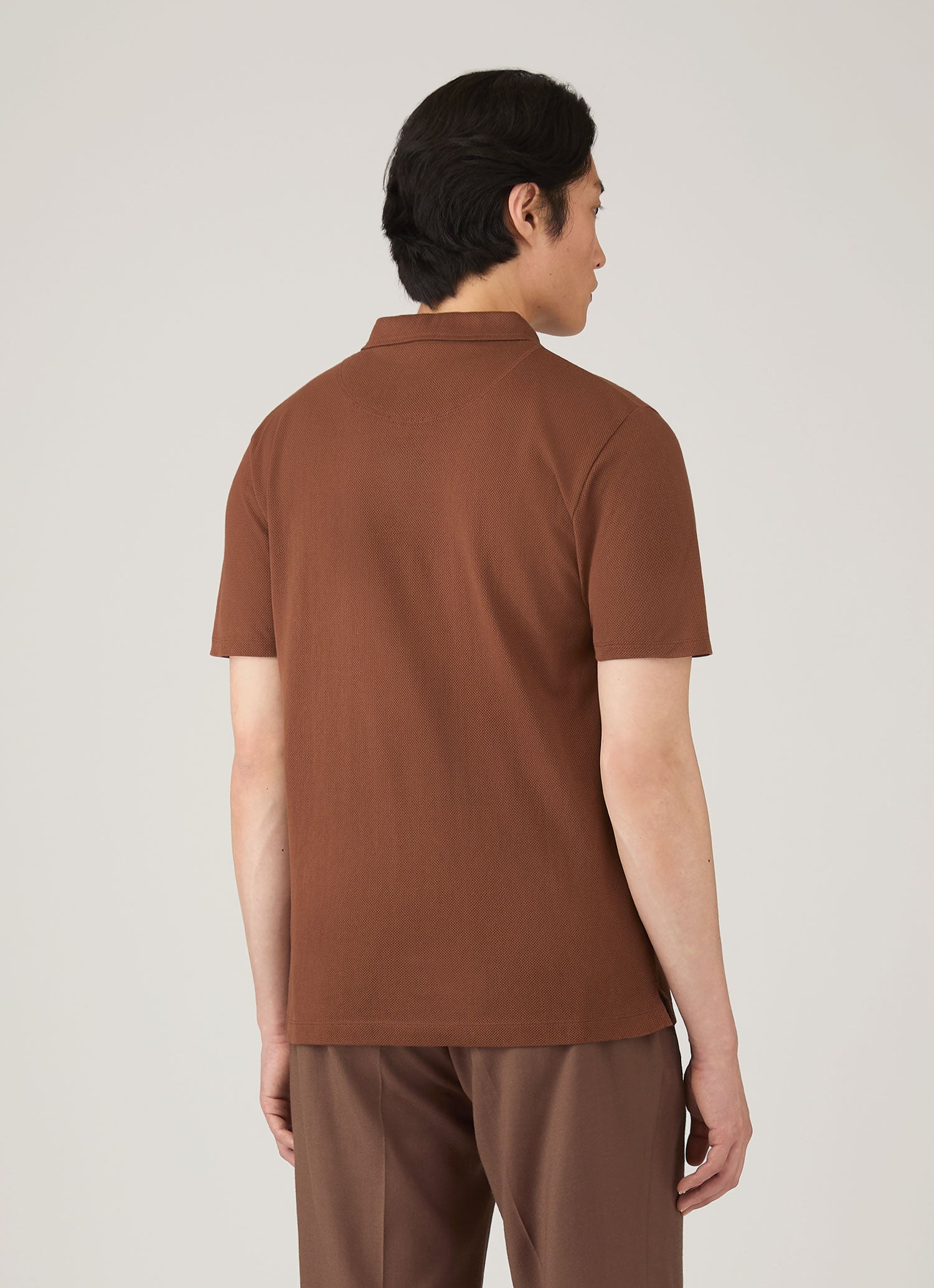 Men's Riviera Polo Shirt in Conker Brown