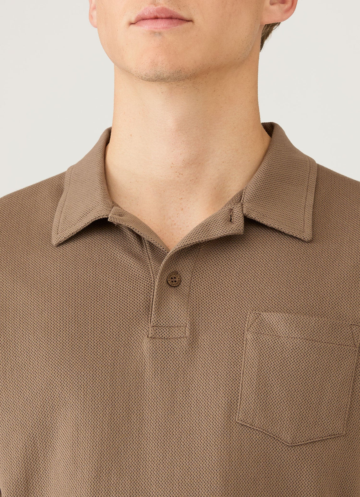 Men's Riviera Polo Shirt in Dark Cedar