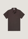 Men's Riviera Polo Shirt in Dark Chocolate