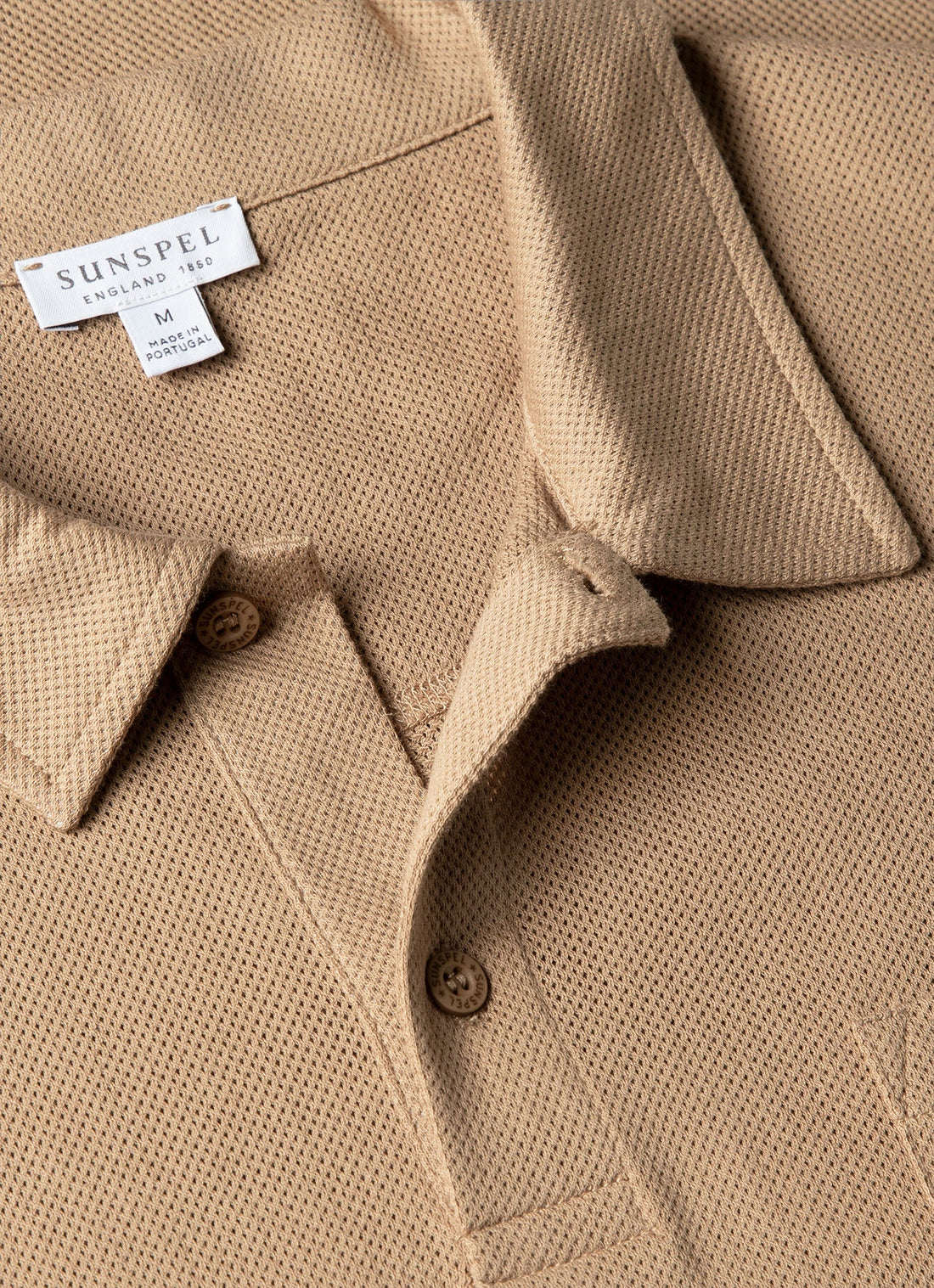 Men's Riviera Polo Shirt in Dark Beige