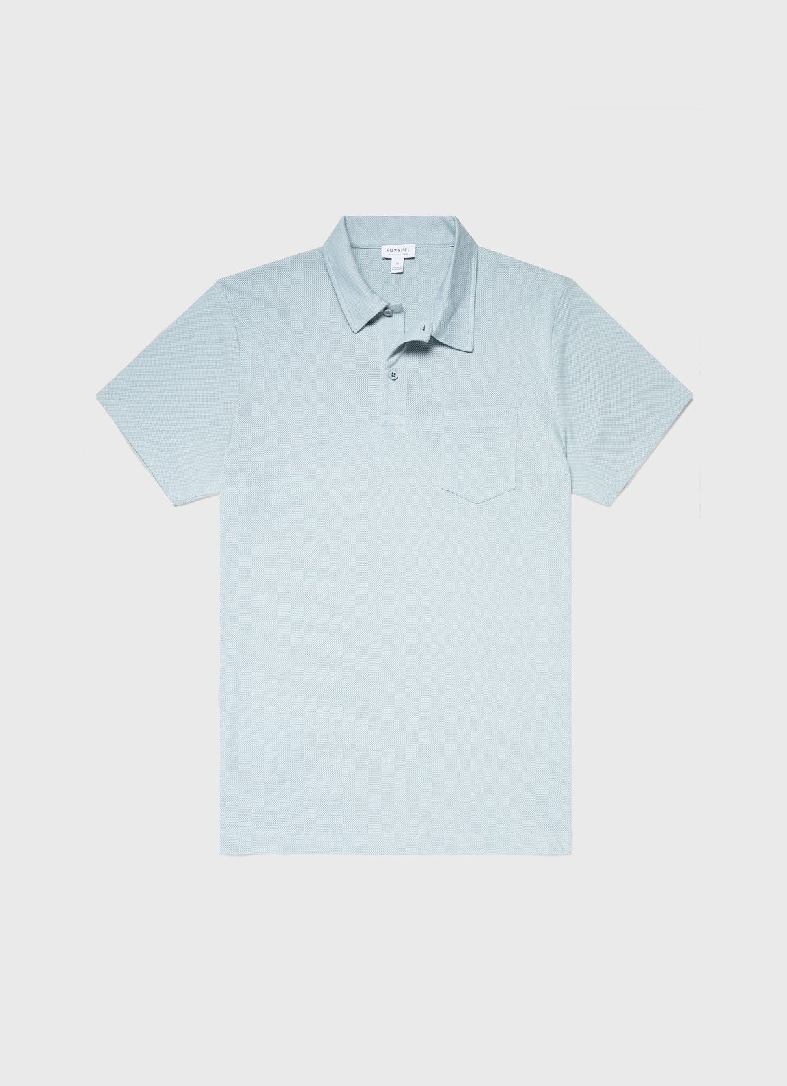 Men's Riviera Polo Shirt in Blue Sage