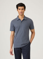 Men's Riviera Polo Shirt in Slate Blue