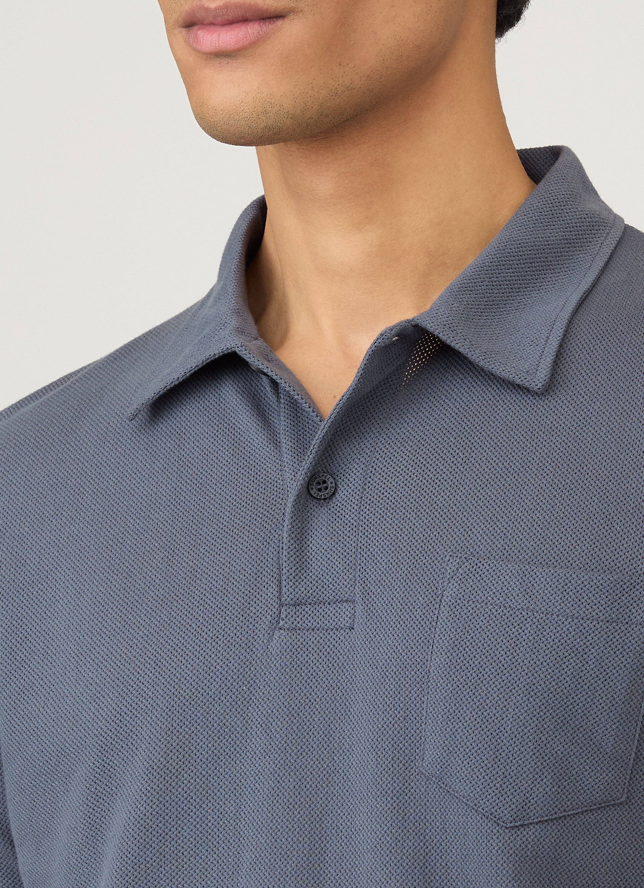 Men's Riviera Polo Shirt in Slate Blue
