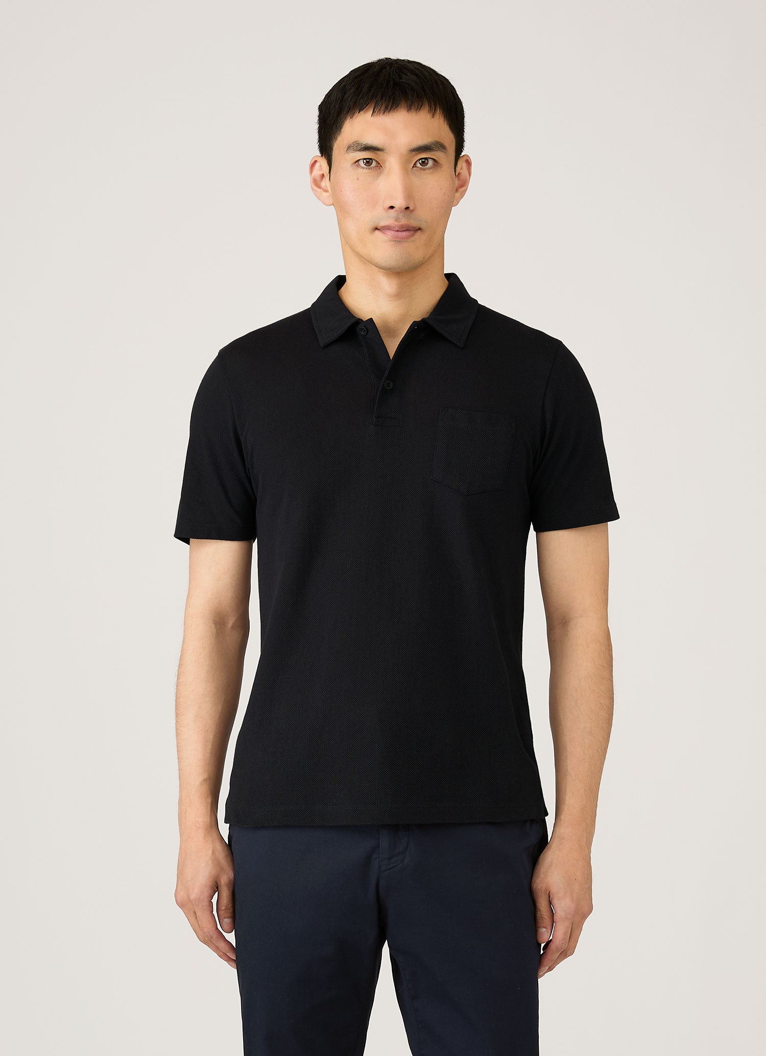 Men's Riviera Polo Shirt in Midnight Navy