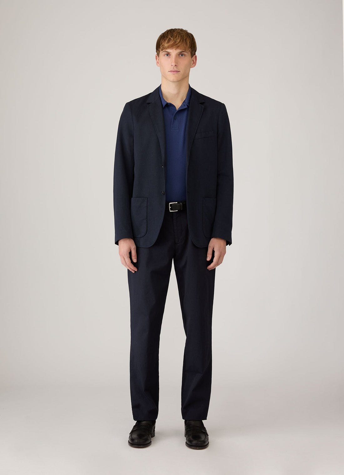 Men's Riviera Polo Shirt in Ink Blue