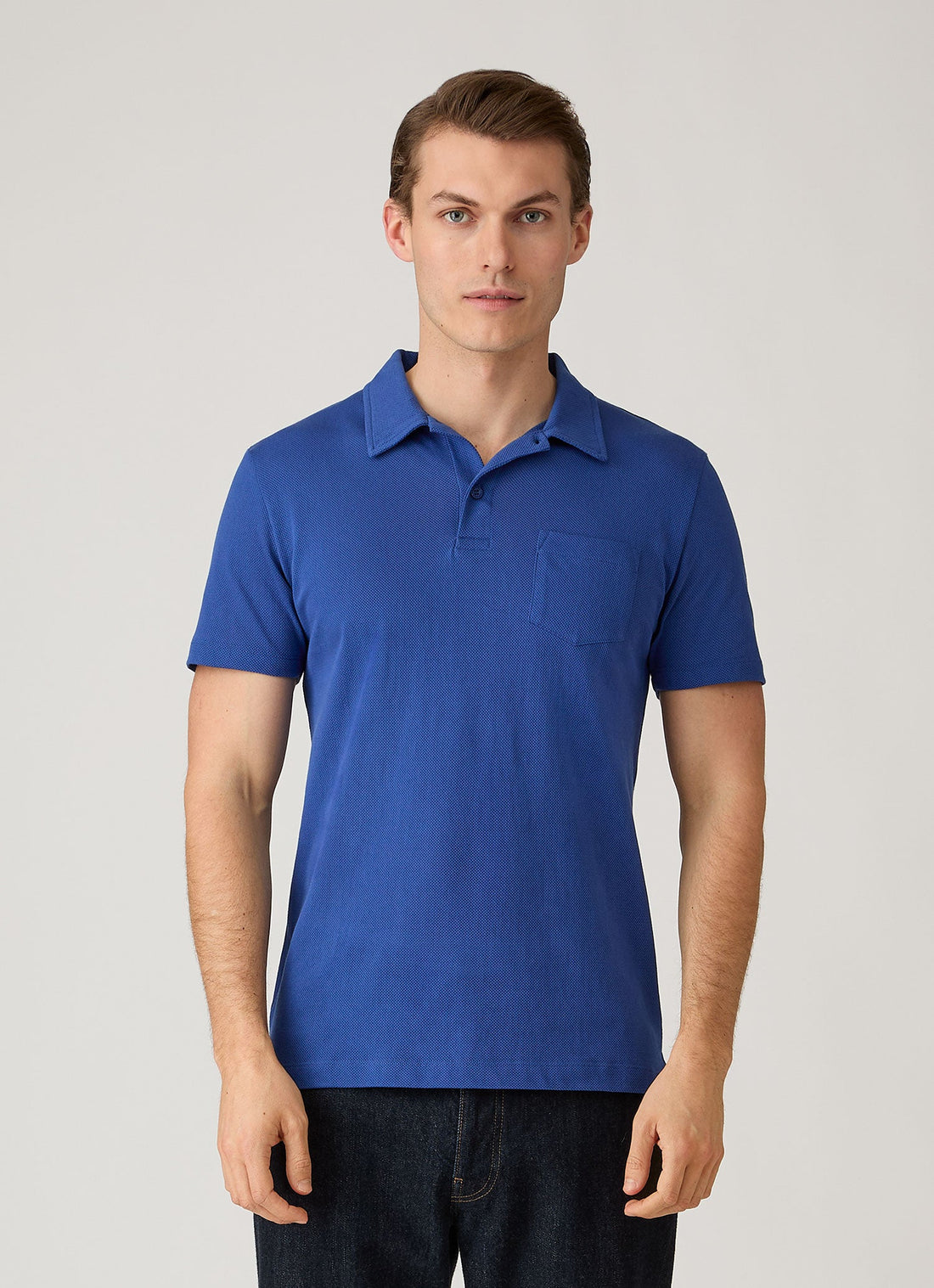 Men's Riviera Polo Shirt in Clear Night