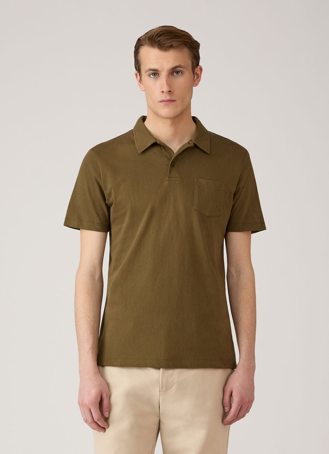 Men's Riviera Polo Shirt in Loden Green