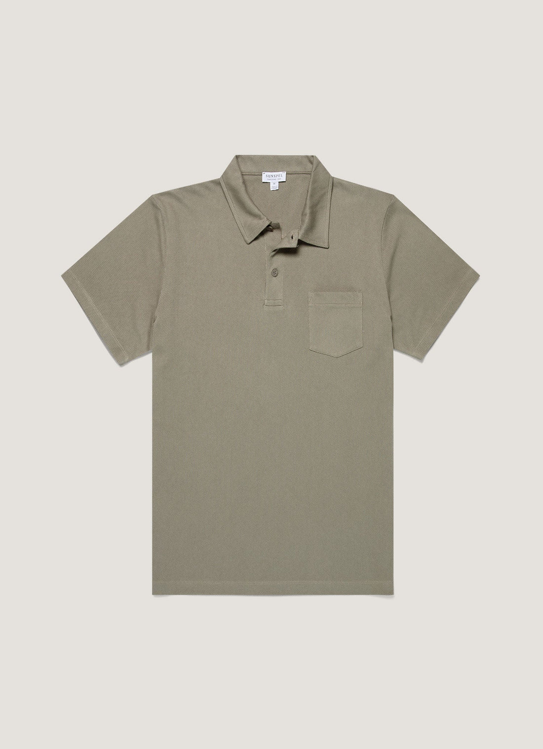 Men's Riviera Polo Shirt in Fossil Grey