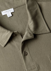 Men's Riviera Polo Shirt in Fossil Grey